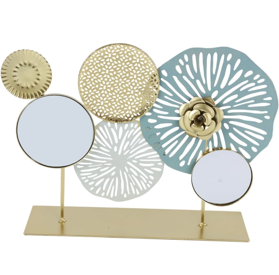 Abstract Metal Art Table Top Show Piece - Creative Decor Idea - Asthetic Design - Ideal for Home or Office - Image 2