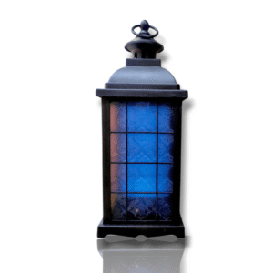 Vintage Lantern Design PVC LED Lamp - Battery Operated