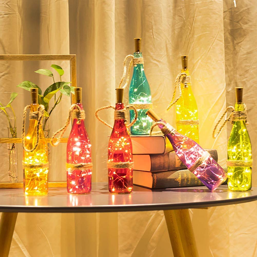 Cork LED - Wireless Light - 2Mtr Length - Works on Battery - Warm White (Yellow) light - Ideally for Home Decor og enhancing Gift Hampers - Image 6