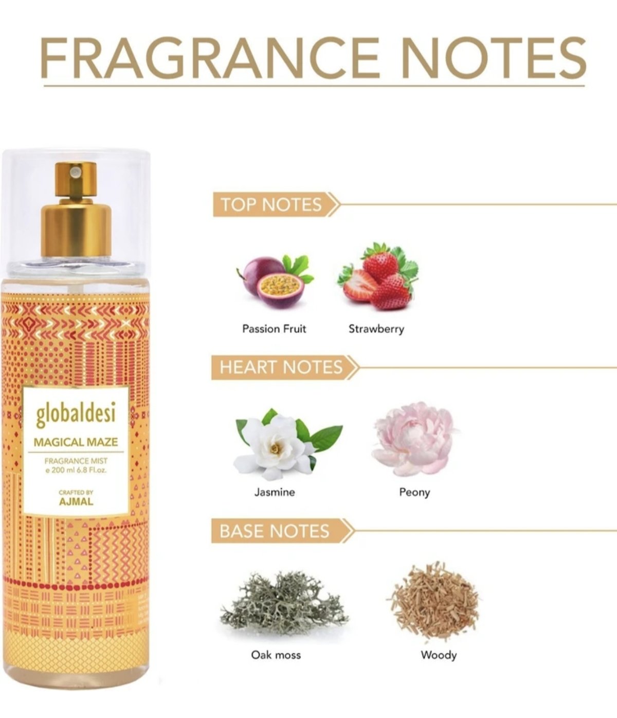 Global Desi by AJMAL Dreamy Daze Eau de Parfum & Magical Maze Body Mist Combo for Women - Image 3