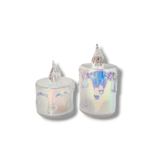 BATTERY OPERATED LED CANDLE 2" & 3" - ACRYLIC MATERIAL - DIWALI / CHRISTMAS / HOME DECOR FESTIVAL LIGHTS