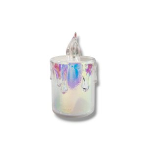 BATTERY OPERATED LED CANDLE 3" - ACRYLIC MATERIAL - DIWALI / CHRISTMAS / HOME DECOR FESTIVAL LIGHTS