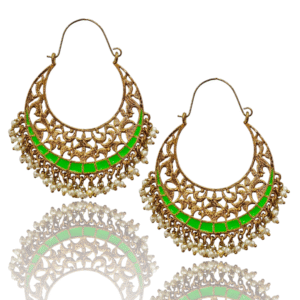 Fusion Enamel Bali - Hoop - Mint Green - VD22789