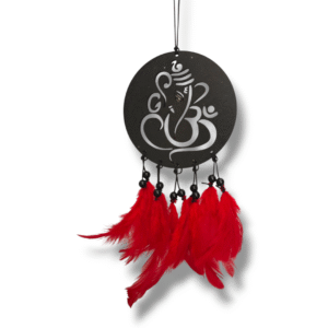 Acrylic Feather Fancy Hanging - Ideal for Car Mirror - Ganesha