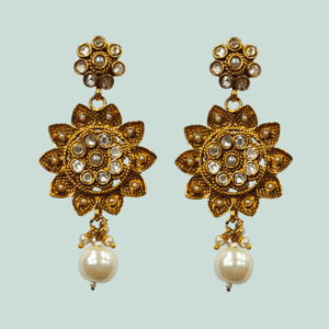 Antique EarRings - Gold Polish - VD26833