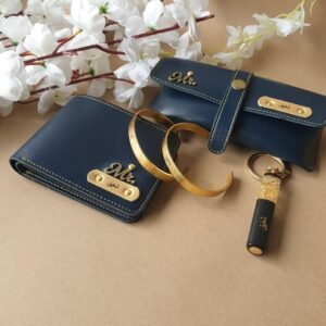 CUSTOMISED COUPLE COMBO - WALLET - EYEWEAR - PAID OF KADA'S - KEY CHAIN