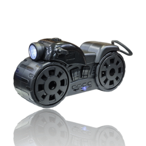 Hyper Sport Bike Design - Wireless Bluetooth Speaker with Built in Bass - RS - Black