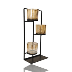 Metal Candle Stand - Home Decor Show Piece
