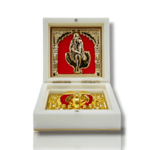 Devotional Prayer Box - Pooja/Mini Portable Mandir - Home Decor - Small Size - Sai Baba - Om Sai Ram