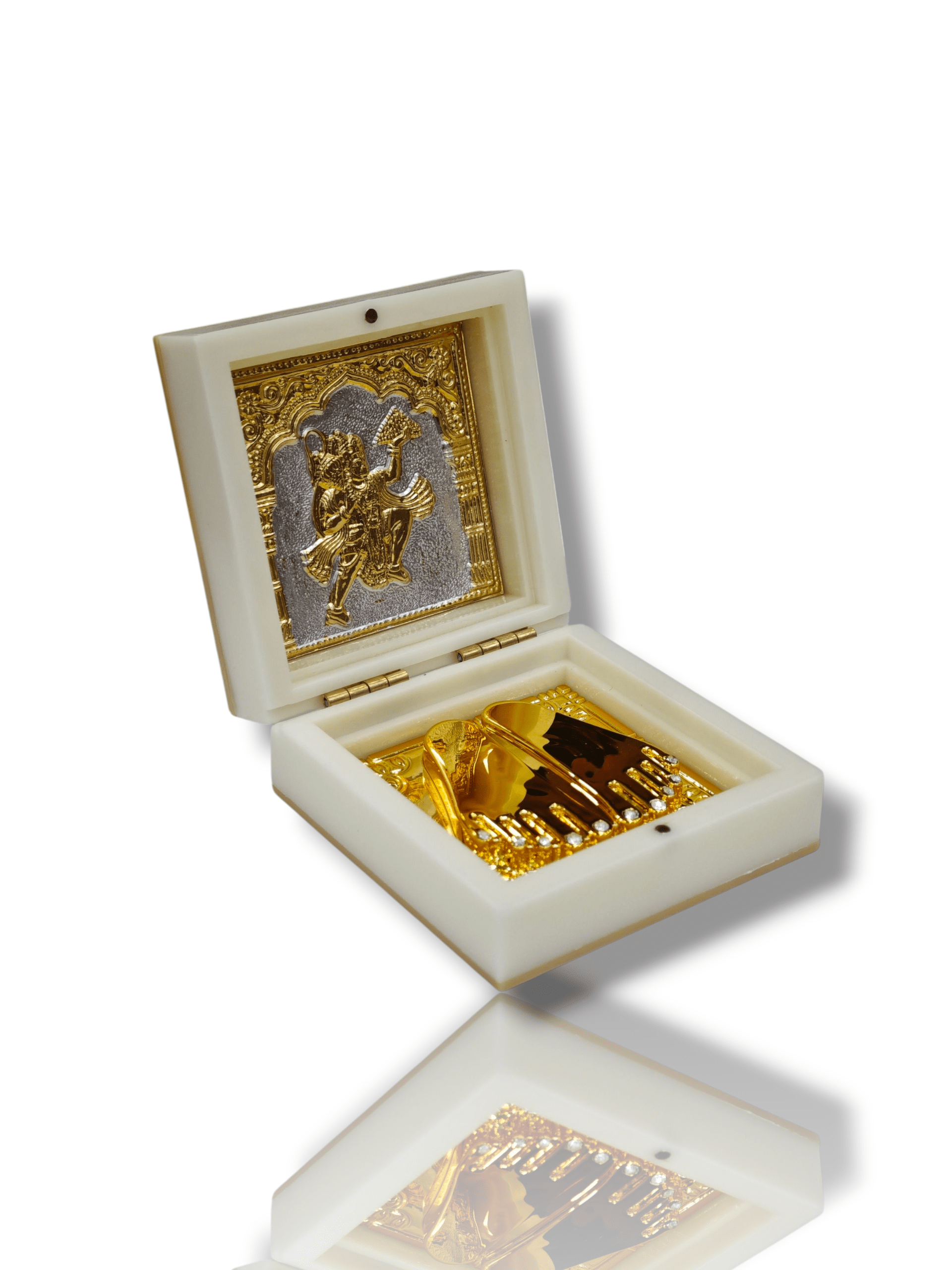 Devotional Prayer Box - Pooja/Mini Portable Mandir - Home Decor - Small Size - Hanuman - Bajrangbali - Image 2