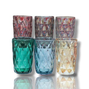 Multi Color Glass - Set of 6 pieces