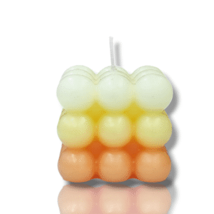 Bubble Wax Candle - Triple Tone Color