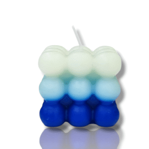 Bubble Wax Candle - Triple Tone Color