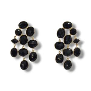 Black - Statement Fashion Earring - KJ AUN
