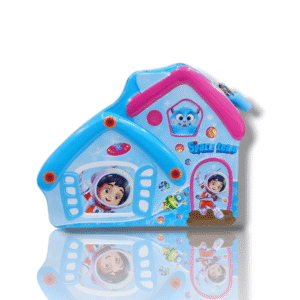 Metal Piggy Bank for Kids with Lock & Key - Cartoon Character