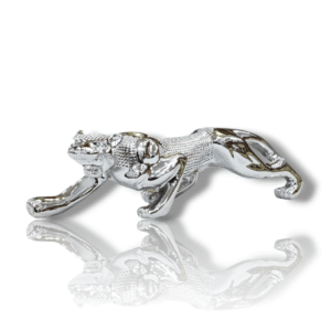 Silver Jaguar Show Piece - Big - 30X7cm