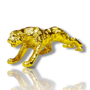Golden Jaguar Show Piece - Small - 16X5.5cm