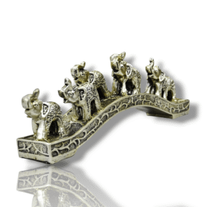 Seven Elephants Show Piece - 25X4cm