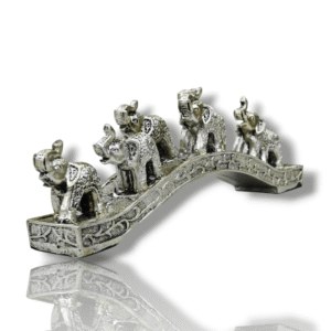 Seven Elephants Show Piece - 25X4cm