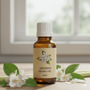 Jasmine - Aroma Diffuser Oil - Natural & Undiluted, Strong & Long-Lasting Aroma - Fragrance Oil for Home, Office, Candles - 10ml