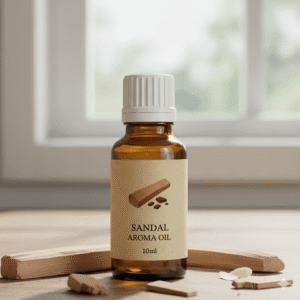 Sandal - Aroma Diffuser Oil - Natural & Undiluted, Strong & Long-Lasting Aroma - Fragrance Oil for Home, Office, Candles - 10ml