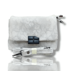 Light Grey - Self Floral Textured Sling Bag for HER by ZILLERIA