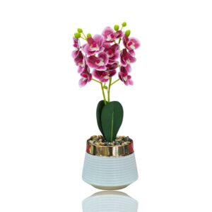 Botany - Artificial Flowers in Ceramic Vase - Table Top