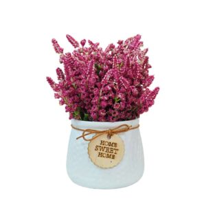 Botany - Artificial Flowers in Ceramic Vase - Table Top