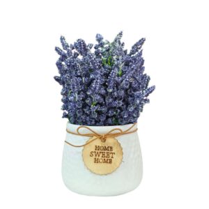 Botany - Artificial Flowers in Ceramic Vase - Table Top