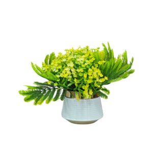 Botany - Artificial Flowers in Ceramic Vase - Table Top