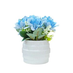 Botany - Artificial Flowers in Ceramic Vase - Table Top
