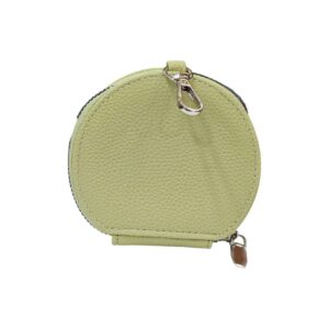 Zip Coin Pouch with a Bag Hook - Pastel Green