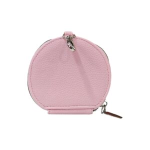 Zip Coin Pouch with a Bag Hook - Baby Pink