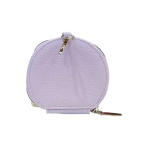 Zip Coin Pouch with a Bag Hook - Lilac