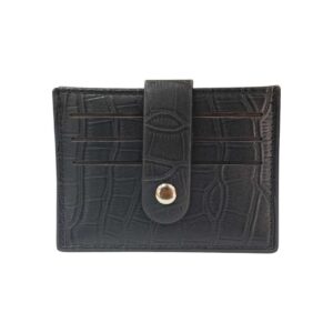 Sleek Card Organiser Wallet - Unisex Design - Black