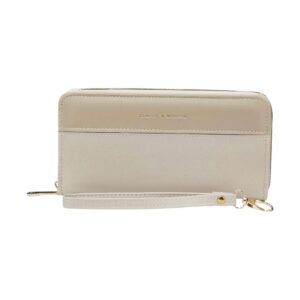 Classic & Modern - Multi Partition - Organised Wallet for Ladies - Beige