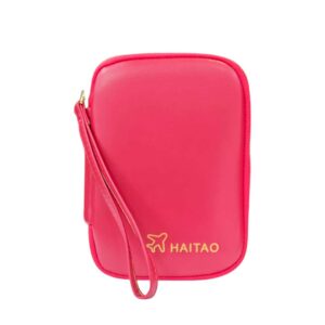 HAITAO Unisex Over Size Wallet cum Passport Holder - Must Have Travel Accessory - Red Color