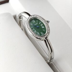 Cartier Wrist Watch for Her - Oval Diamond Dial with Kada Belt